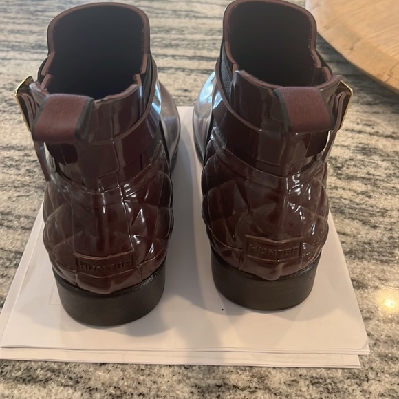 Hunter ankle boot, purple 8 - Picture 3 of 4